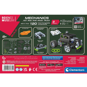 Clementoni Science Museum Mechanics - Hotrod STEM Toy Age 8+