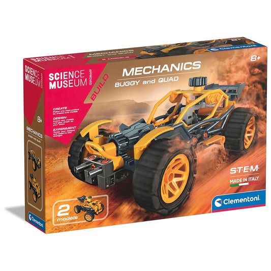 Clementoni Science Museum Mechanics - Buggy & Quad STEM Toy Age 8+