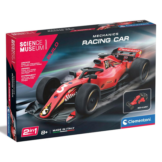 Clementoni Mechanics: Formula 1 Racing Car 2-in-1 Construction Model Age 8+