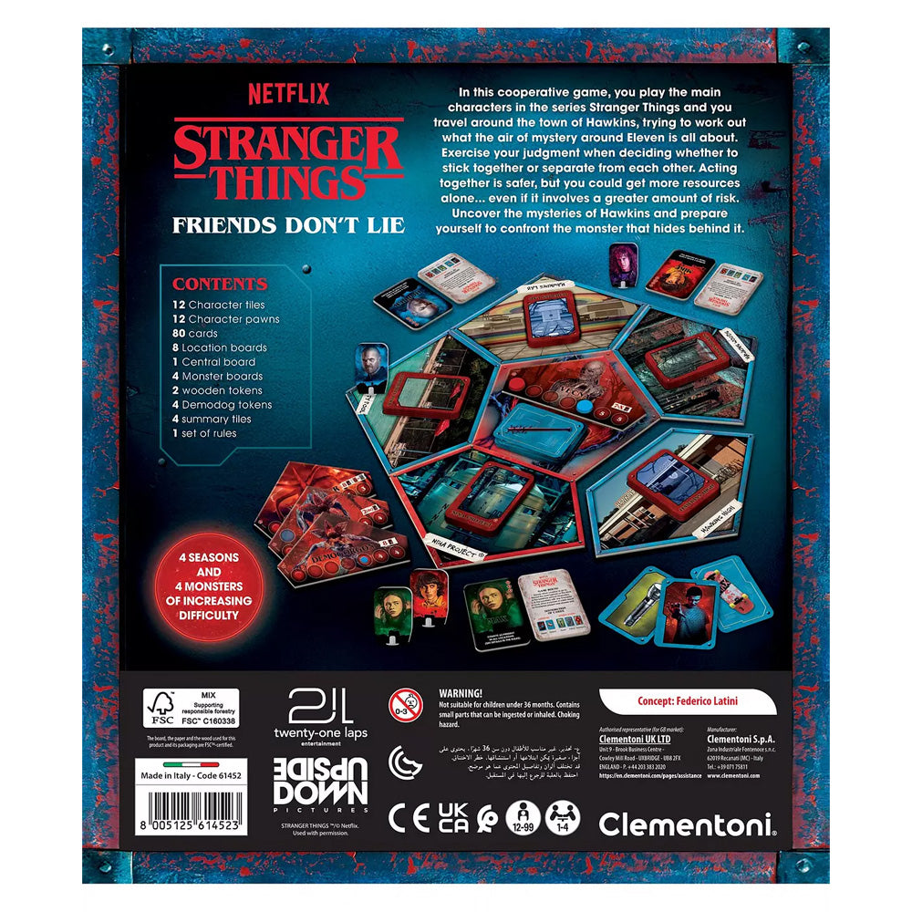Stranger Things: Friends Don't Lie Co-Operative Board Game