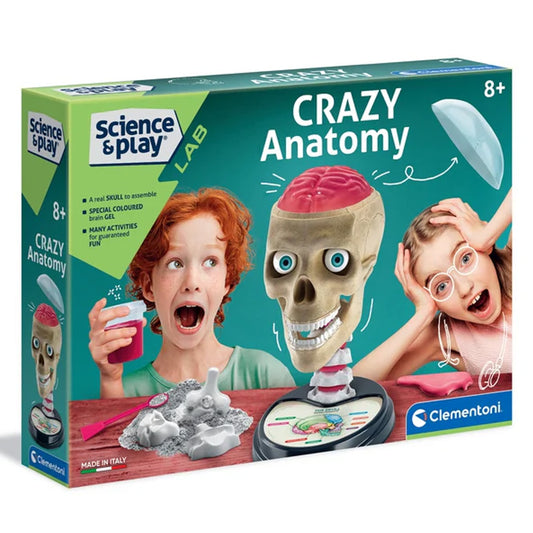 Clementoni Science & Play Lab: Crazy Anatomy Biology STEM Set Age 8+