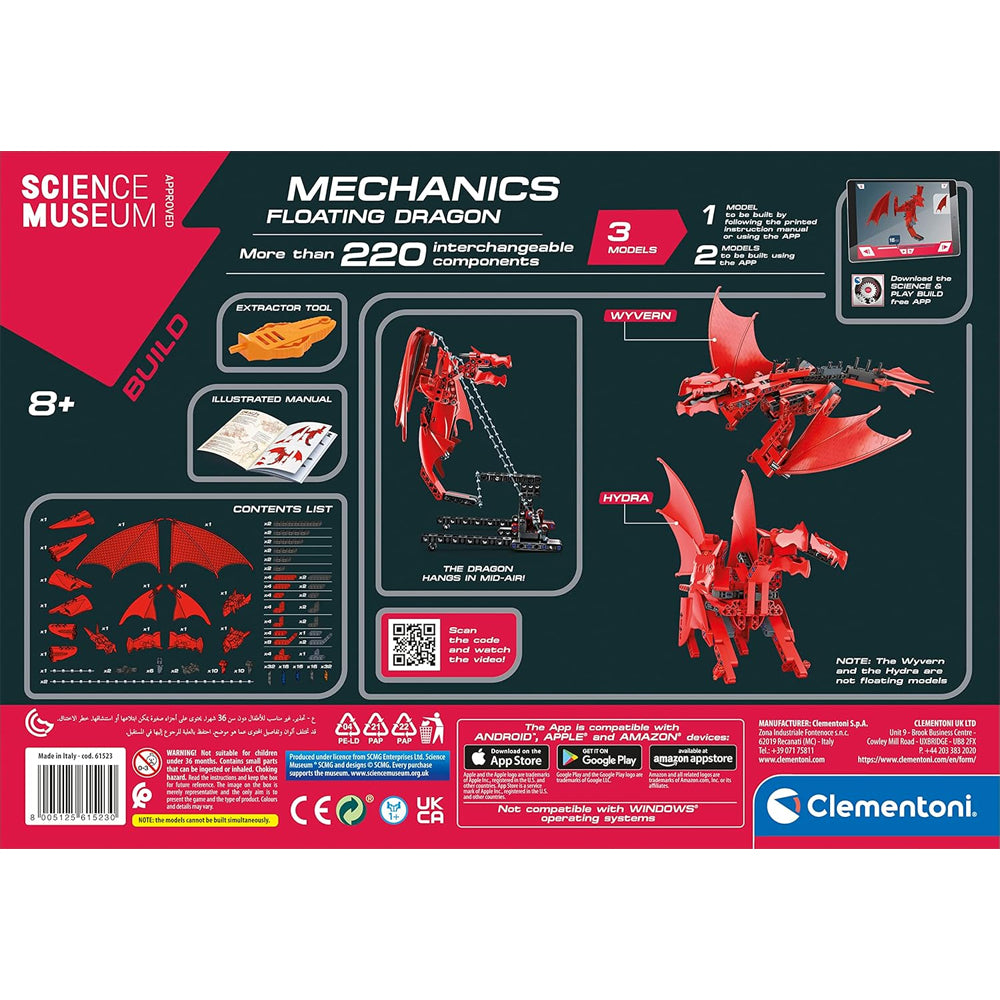 Clementoni Science Museum Mechanics - Floating Dragon STEM Toy