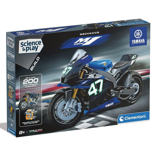 Clementoni Mechanics: Yamaha M1 Supersport Bike Construction Model Age 8+