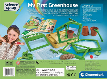 Clementoni Science & Play Lab: My First Greenhouse STEM Toy Age 7+