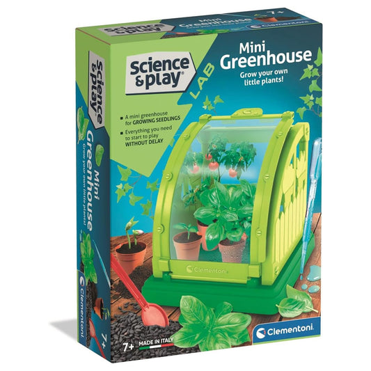 Clementoni Science & Play Lab: Mini Greenhouse STEM Set Age 7+