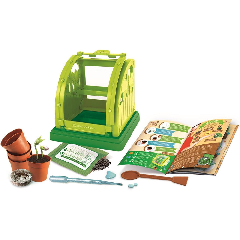 Clementoni Science & Play Lab: Mini Greenhouse STEM Set Age 7+