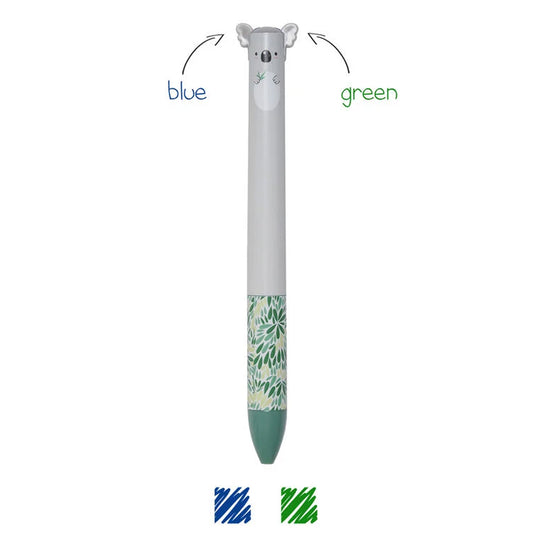 Legami Click&Clack - Hug Me Koala - Two Colour Ballpoint Pen