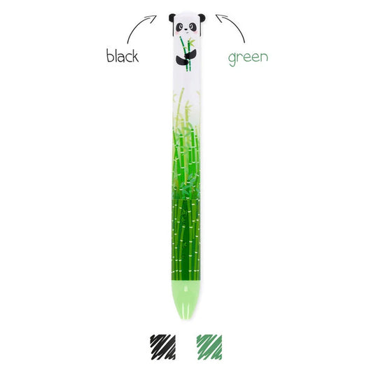Legami Click&Clack - Panda - Two Colour Ballpoint Pen
