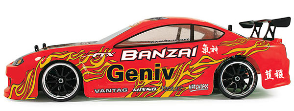 FTX Banzai 1/10 4WD Brushed Drift RTR RC Car with Batt, Chgr & 2.4ghz Radio FTX5529