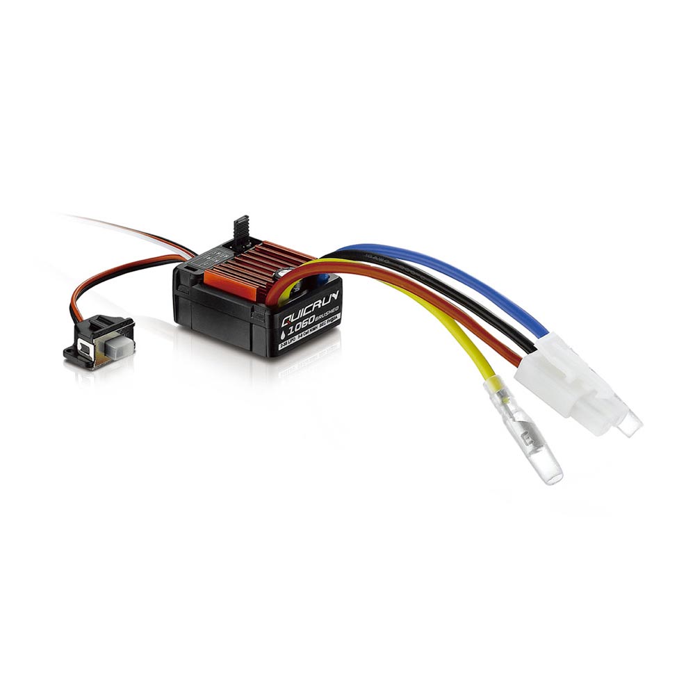 Hobbywing QuickRun 1060 Waterproof Brushed ESC Electronic Speed Controller (60A) 30120201