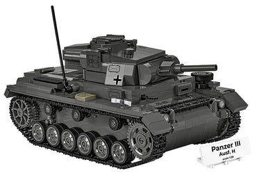 COBI 2672 Panzer III Ausf. H HC WWII 1:28 Brick Model Tank 958pcs