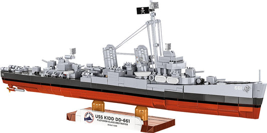 COBI 4866 USS Kidd Fletcher Class Destroyer 1:300 Brick Model 700pcs