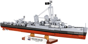 COBI 4866 USS Kidd Fletcher Class Destroyer 1:300 Brick Model 700pcs
