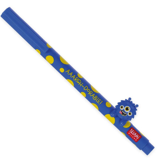 Legami Lovely Friends Gel Pen with Monster Charm