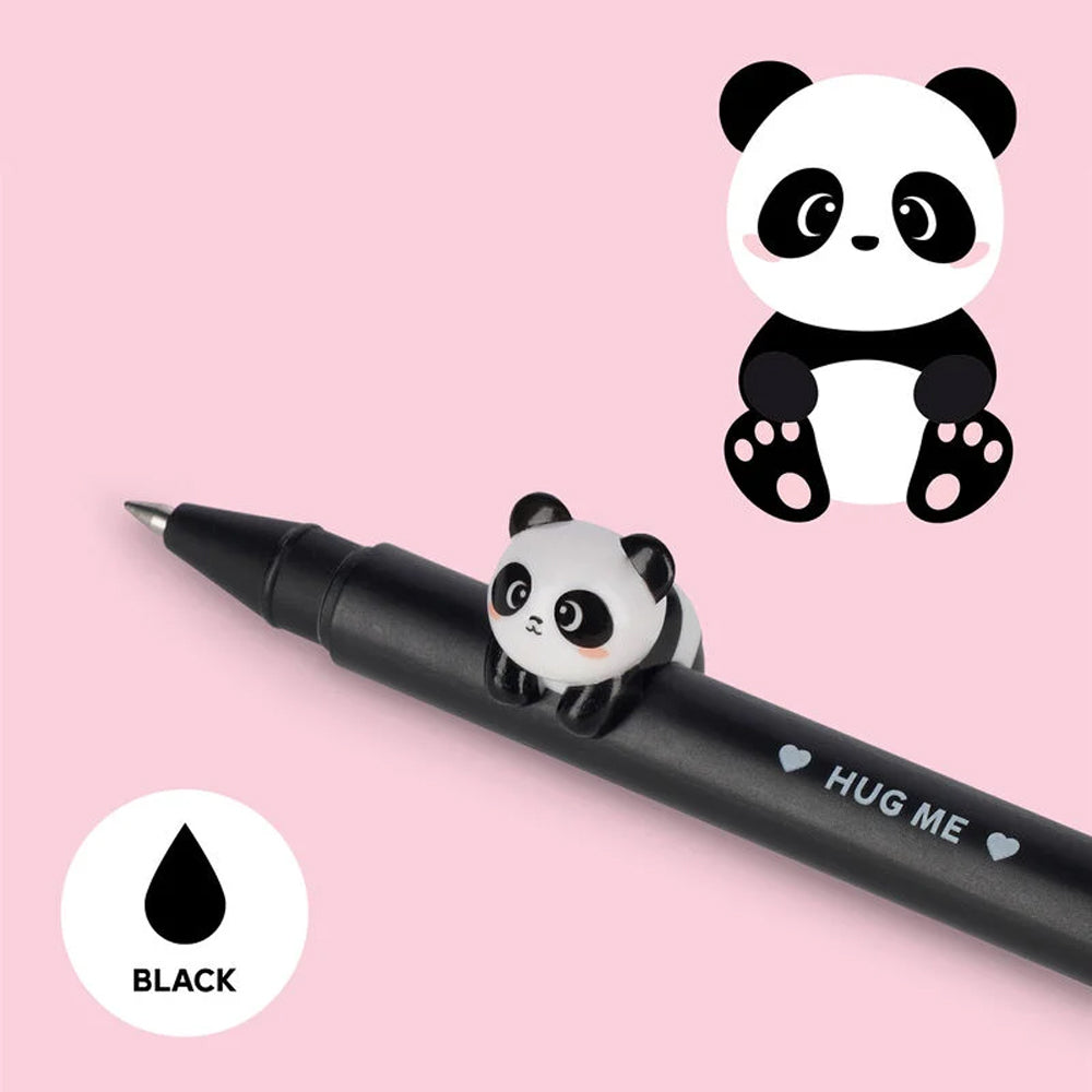 Legami Lovely Friends Gel Pen with Panda Charm