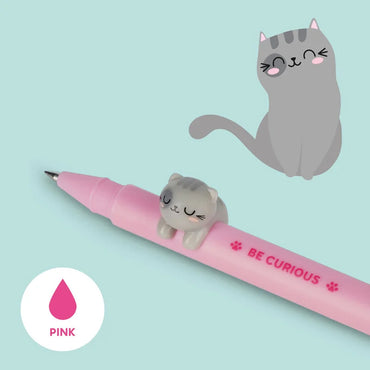 Legami Lovely Friends Gel Pen with Kitty Charm