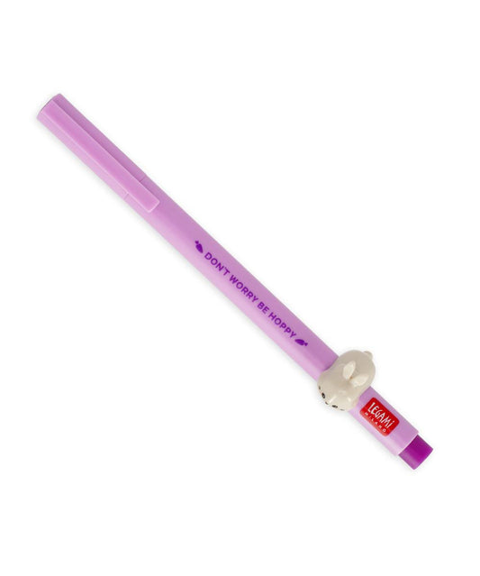 Legami Lovely Friends Gel Pen with Bunny Charm