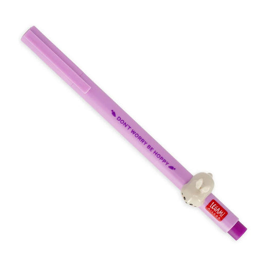 Legami Lovely Friends Gel Pen with Bunny Charm