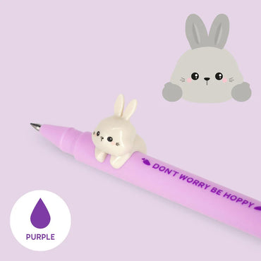 Legami Lovely Friends Gel Pen with Bunny Charm