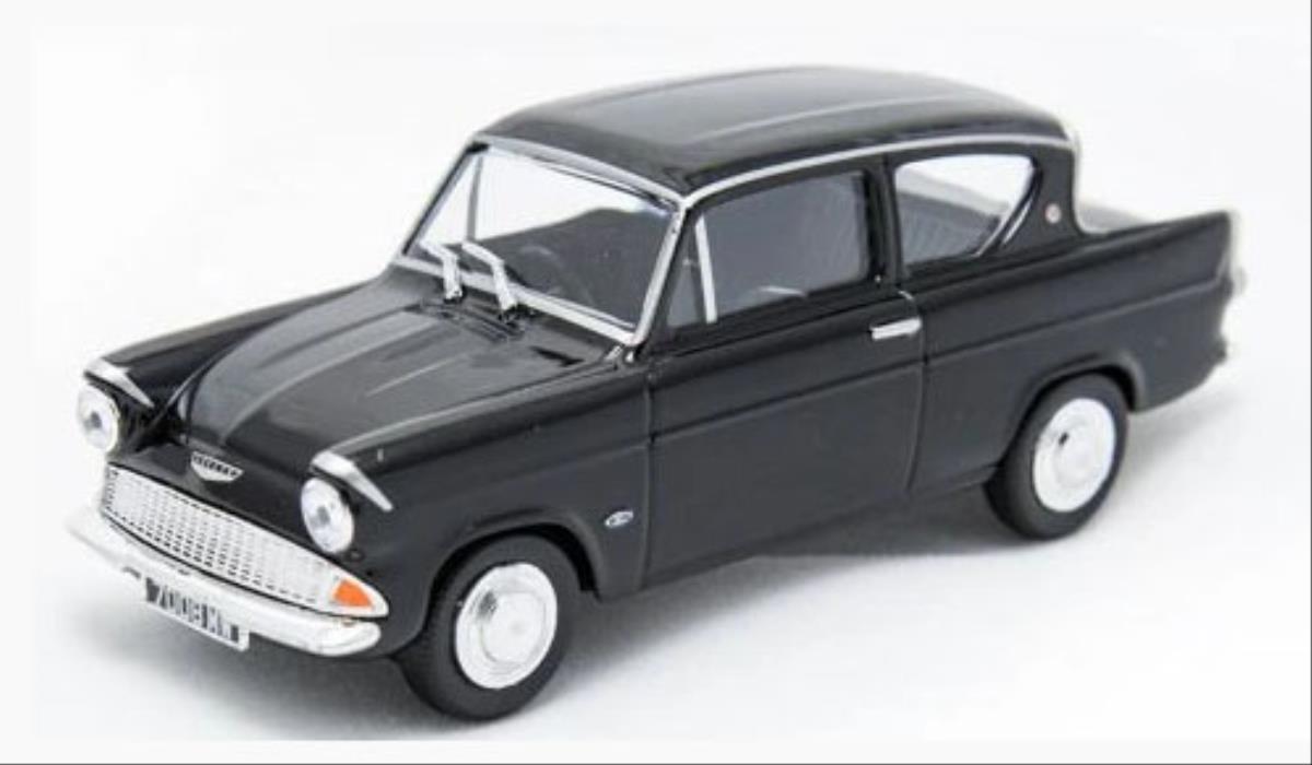 Cararama 046 Ford Anglia 105E Monaco Black O Gauge