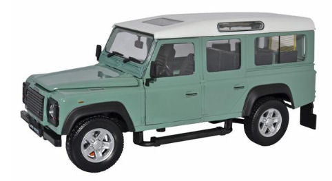 Cararama 125115 Land Rover Defender Light Green 1:24 Scale