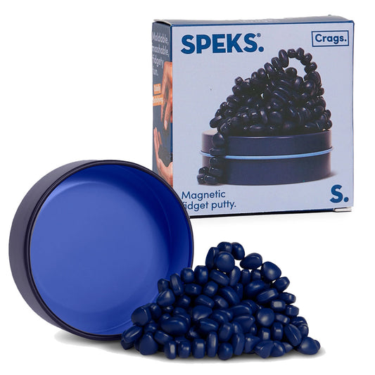 Speks Crags Mini (150+) Magnetic "Putty" - Indigo Adult Fidget Stress-Relief