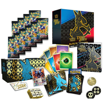 Pokemon TCG: S&S 12.5 Crown Zenith Elite Trainer Box ETB 10 Booster Packs