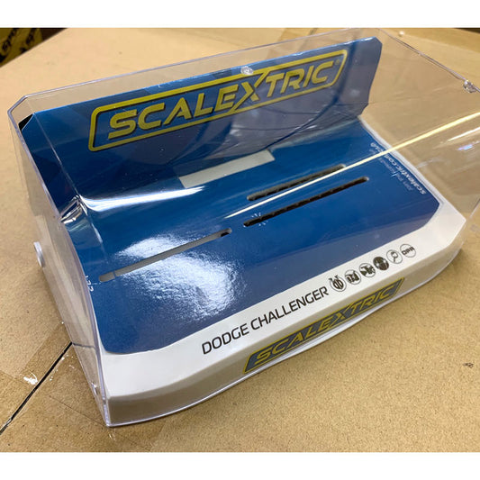 SCALEXTRIC Slot Car 5x Crystal Display Case - White Base