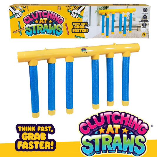 Clutching At Straws - Family Quick-Reaction Party Game from Left Field Toys 5+
