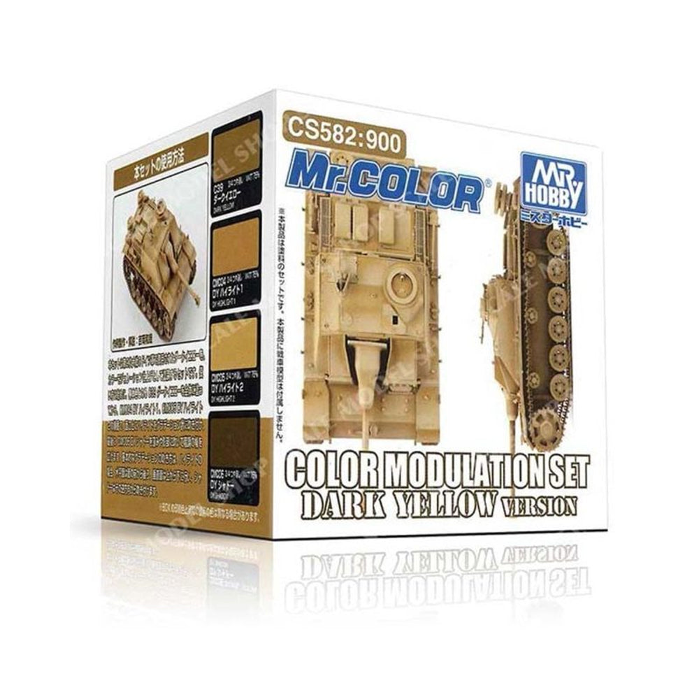 Mr. Colour CS582 Dark Yellow Modulation Paint Set