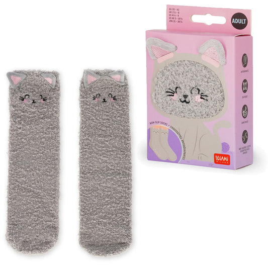Legami Non-Slip Socks - It's a Match! - Kitty (Adult)