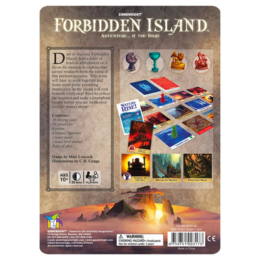 Forbidden Island Board Game - 2-4 Players Age 10+ Gamewright