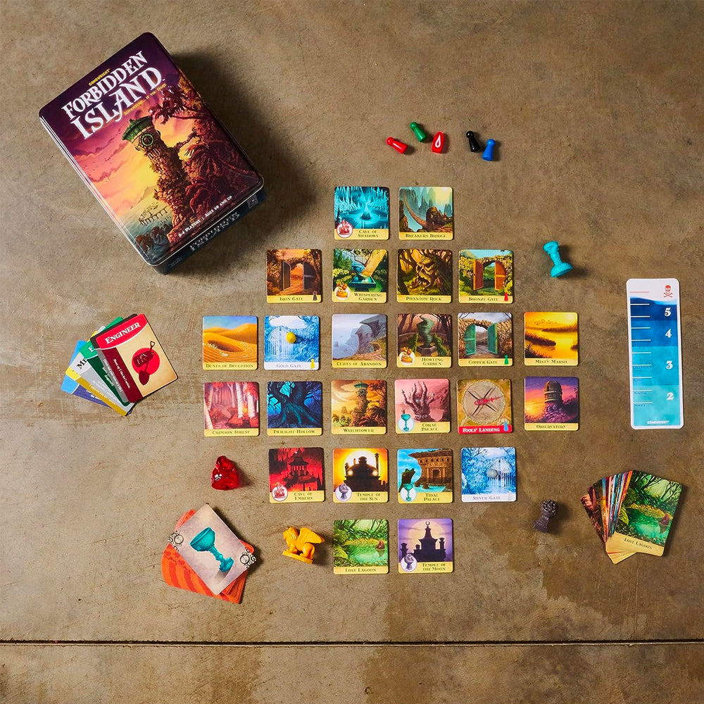 Forbidden Island Board Game - 2-4 Players Age 10+ Gamewright