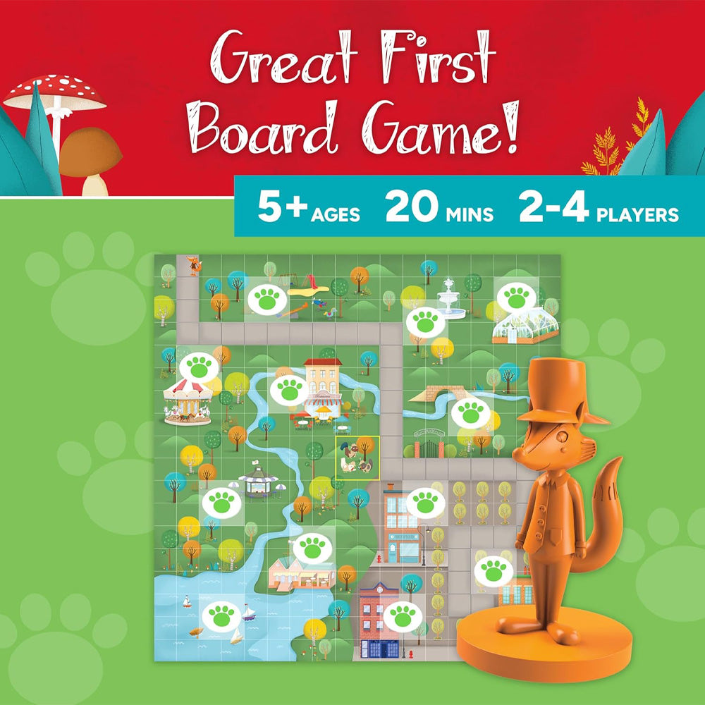 Outfoxed! Board Game Age 5+ 2-4 Players Gamewright