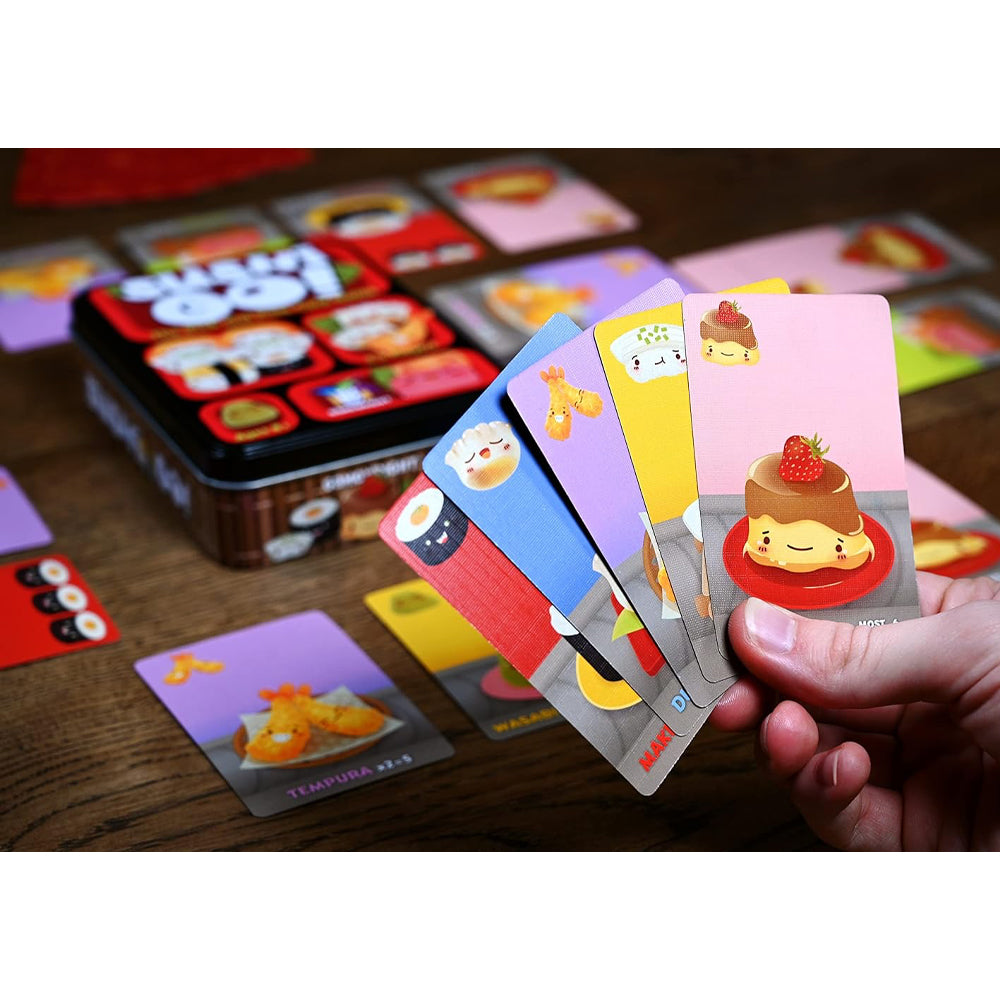 Sushi Go! Card Game - 2-5 Players Age 8+ Gamewright