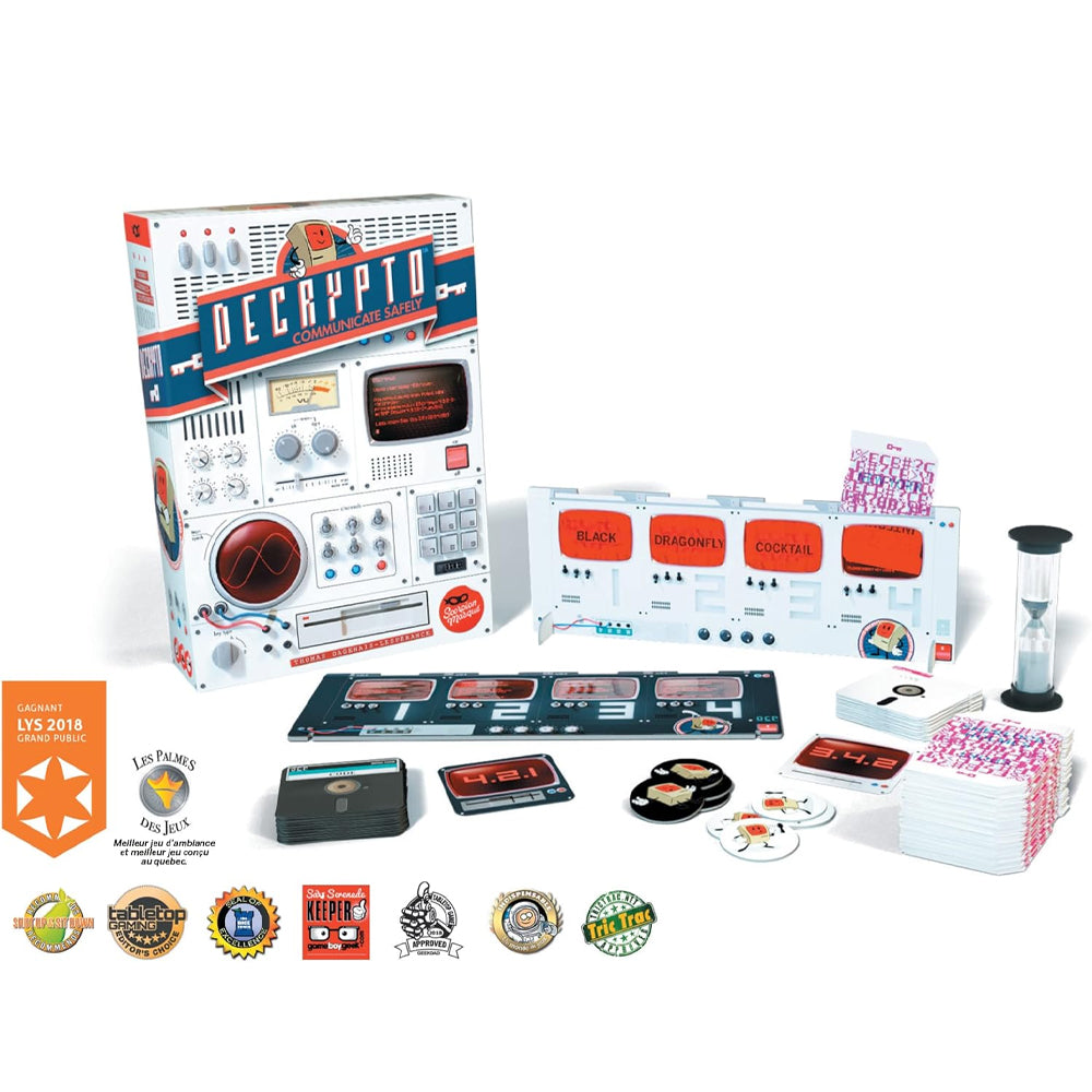 Decrypto - Team-Based Secret Code Board Game Age 12+ 3+ Players Scorpion Masque