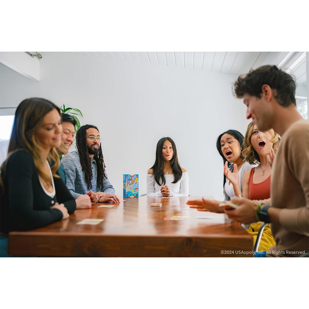 Flip 7 - Party Card Game - Age 8+ 3+ Players - USAopoly