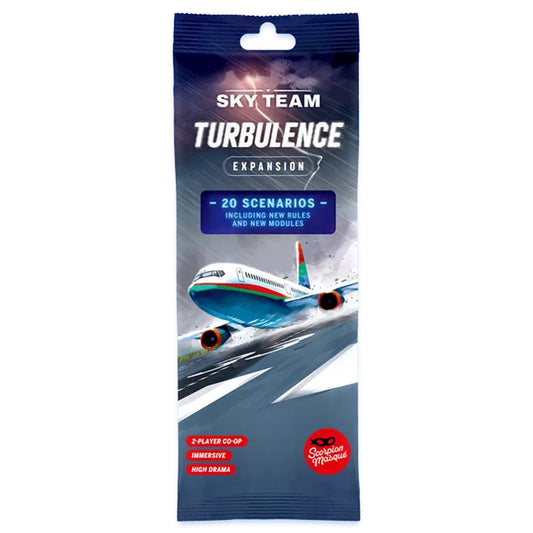 Sky Team Turbulence - Co-op Board Game Expansion - 2 Players Age 14+