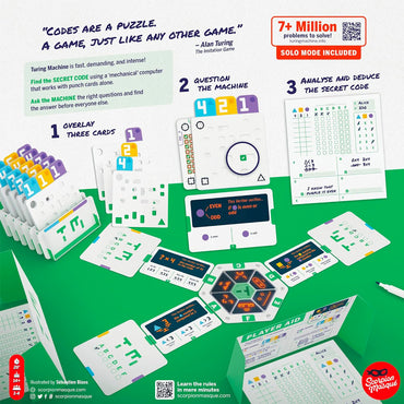 Turing Machine Board Game - 1-4 Players Age 14+ Scorpion Masque