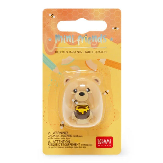 Legami Mini Friends Pencil Sharpener - Teddy Bear