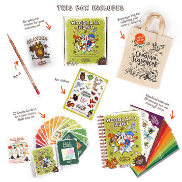 Creative Scavenger Woodland Hunt - Outdoor Scavenger Activity Pack Age 3+
