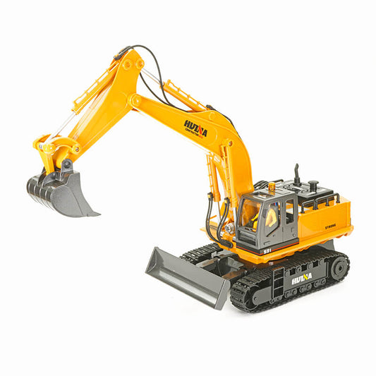 HuiNa 1:16 RC Excavator 2.4G 11Ch w/Diecast Bucket