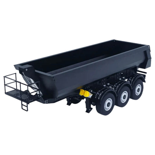 Huina Scania K770S Kabolite 3X Axle Metal Trailer - Black