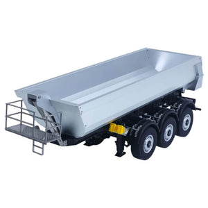 Huina Scania K770S Kabolite 3X Axle Metal Trailer - Silver
