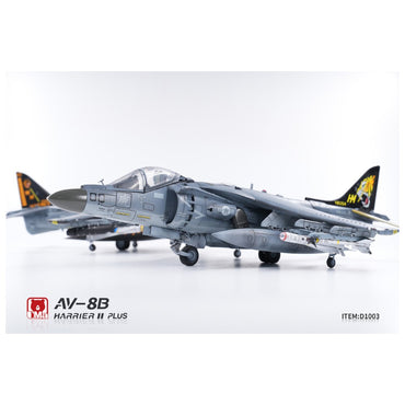 UMa Model D1003 AV-8B Harrier II PLUS VMA-542 "Tigers" Squadron 1:48 Model Kit