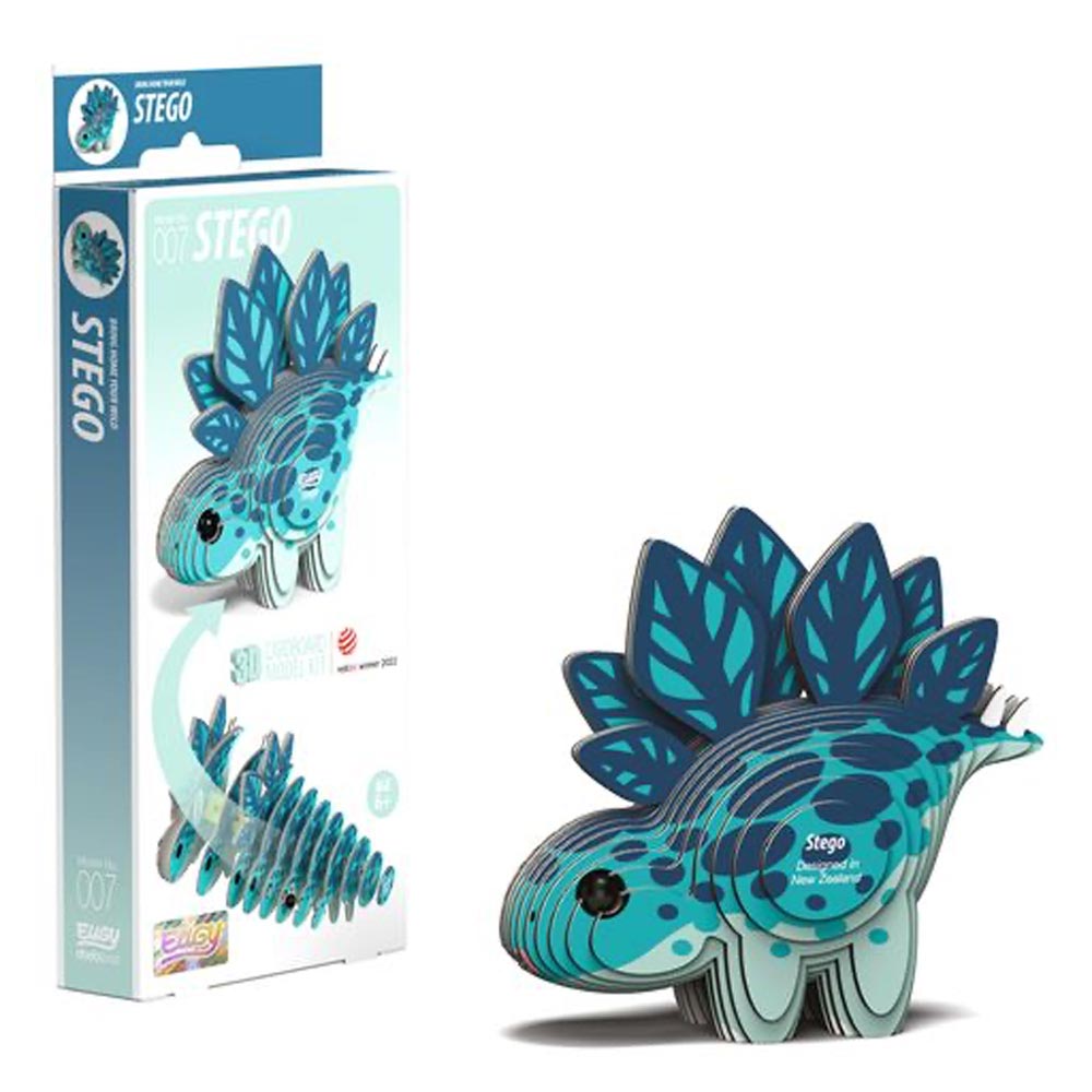 EUGY 3D Stego Dinosaur No.7 Model Craft Kit