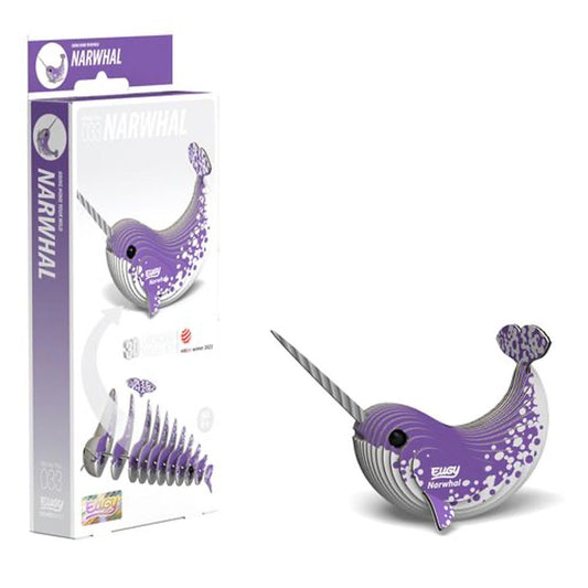 EUGY 3D Narwhal No.33 Model Craft Kit
