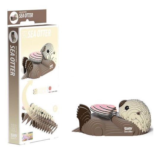 EUGY 3D Sea Otter No.60 Model Craft Kit