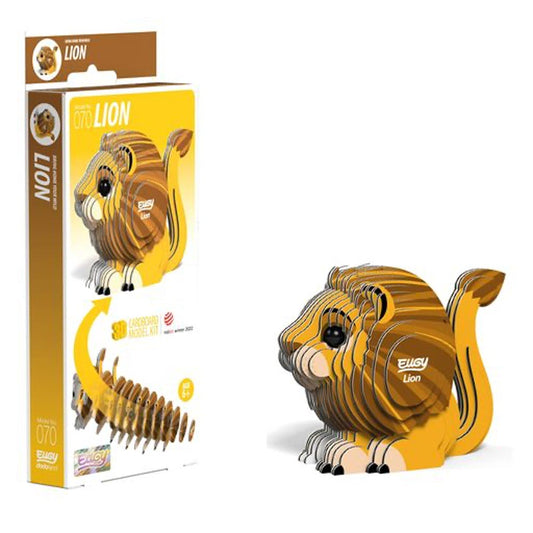 EUGY 3D Lion No.70 Model Craft Kit
