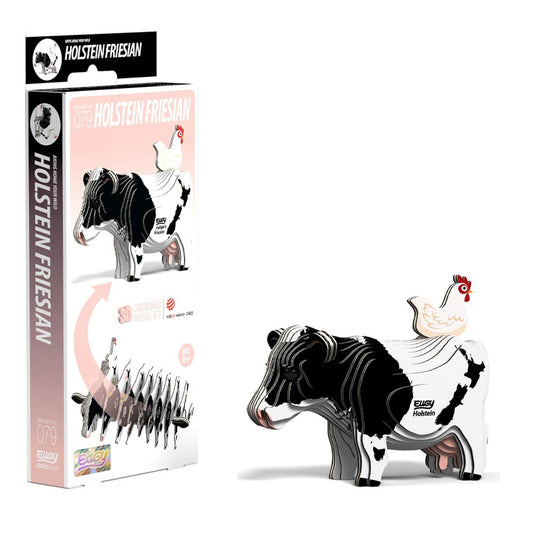 EUGY 3D Holstein Friesian Cow No.79 Model Craft Kit